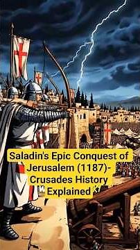 Saladin’s Epic Conquest of Jerusalem 1187 — Crusades History Explained #BattleOfJerusalem #history