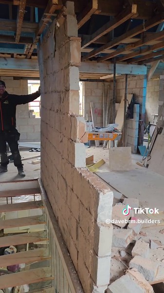 Demolishing a Questionable Block Wall Build