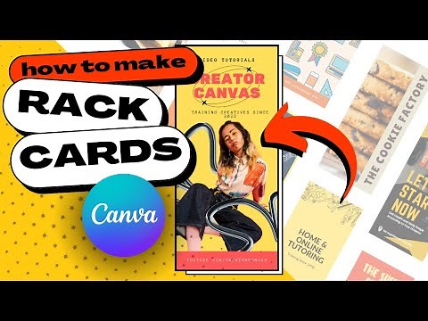 How to Create Printable Eye-Catching RACK CARDS Using Canva (100+ Free Templates)