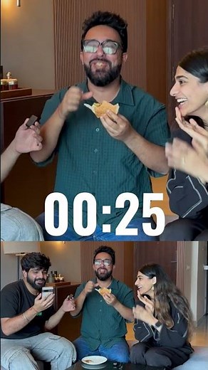 Can Antil finish this Vada Pav in 35 seconds? 🤯