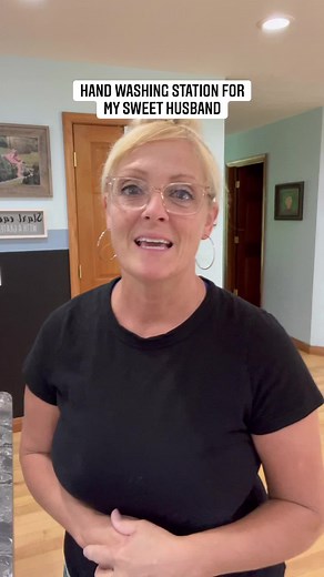 Hand washing station for my husband #family #Handwashing #organizingtips #organizedhome #familygoals #myhusband #couplesgoals #justthebells10 # | Just the Bells 10