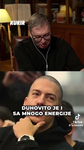 Vučić juče prvi put uživo na TikToku, a u razgovor se uključio jutjuber Bogdan Ilić, Baka Prase.