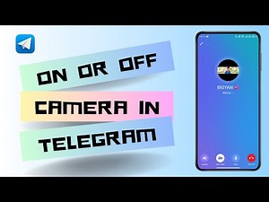 How to Turn on or off Camera in Telegram Video Call