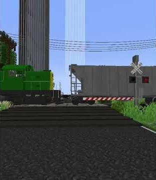 Active Minecraft Railroad Crossing