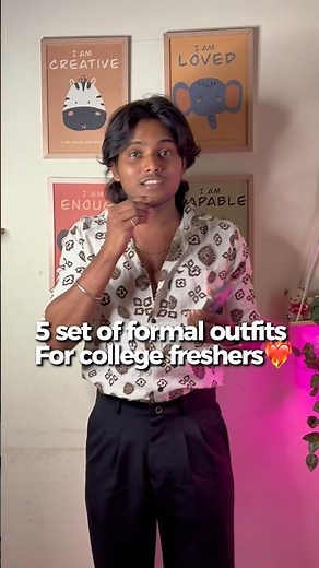 Don't Join College Without These 5 Formal Outfits 😎 #mensfashion #college #trendingshorts