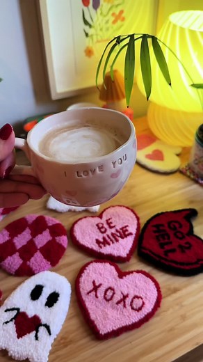 Hand-Tufted Coaster and Mug Rug Tutorial