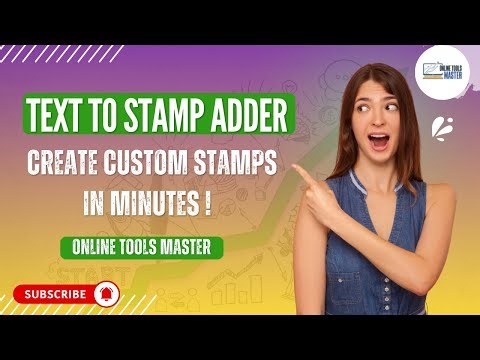 Create Personalized Stamps from Text in Seconds | Online Tools Master #onlinetools #browserling