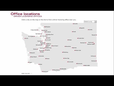 Best source for finding WA driver licensing office