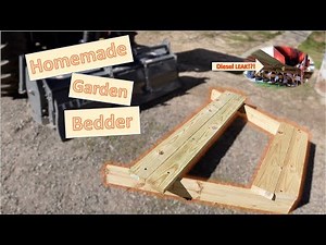 Building HOMEMADE garden ROW BEDDER from 2x6 LUMBER