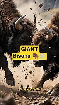 Bison Latifrons of the Plains | Texas and Kansas 🦬🌾