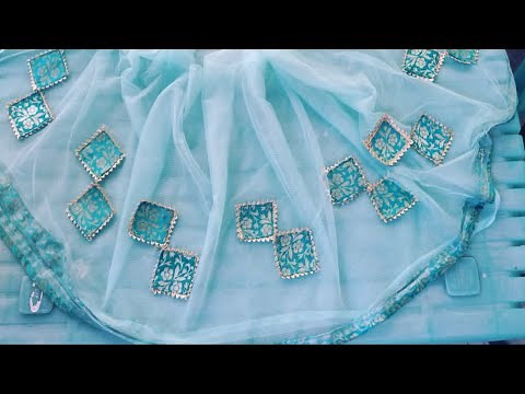 How To Make Designer Dupatta At Home|Designer Dupatta