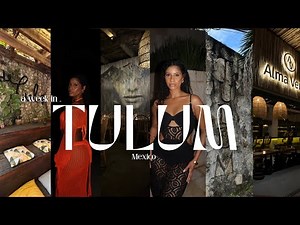 A WEEK TULUM Luxury Travel Vlog: Luxury Resort + Cenote Swim + Beach Bike Ride & More