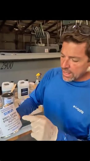NEW! SUPER TOUGH, STRUCTURAL PUTTY, MADE EASY FOR DIYers! Fiberglass Warehouse *Use code FISHBUMPTV #boating #boat #fiberglass #gelcoat #boat renovation #composite #rvlife #car #composite #jetski #sailing #automobile #rvrenovation #diy #fiberglassrepair #sail #pov | Island Marine Charters & Fish Bump TV