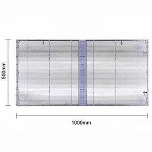 [Hot Item] Popular Indoor Outdoor P3.9-7.8 Transparent LED Display Light Weight Transparent LED Screen