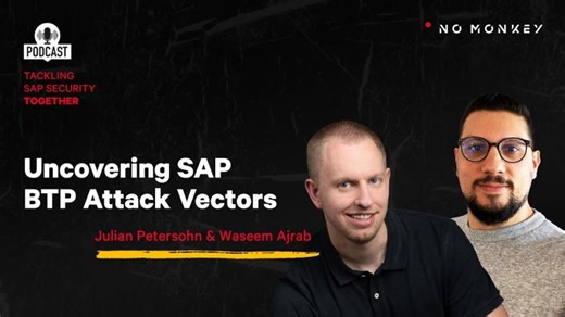 Uncovering SAP BTP Attack Vectors | Jochen Fischer