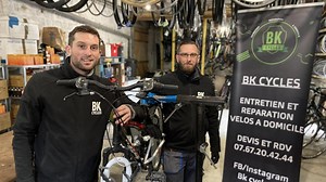 Près de Reims, deux passionnés viennent réparer votre vélo chez vous