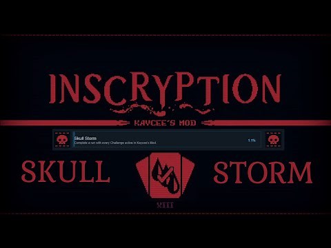 Skull Storm achievement | Complete run and guide with High Cost deck | Inscryption Kaycee's Mod