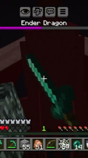 Minecraft Ender dragon end #minecraft #shorts #gaming