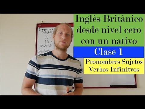 British English course from scratch with a native speaker | Pronouns & Infinitive Verbs