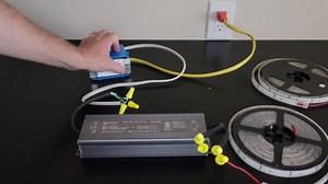 24V 200W Dimmable CV DC LED Driver Transformer UL Approved AC to DC 110V to 277V Input for LED Light, Compatible with Most dimmers, Waterproof IP67