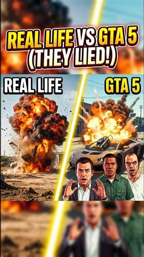 Secrate FACTS about GTA 5 vs Real Life C4 Explosion… They Lied 😳