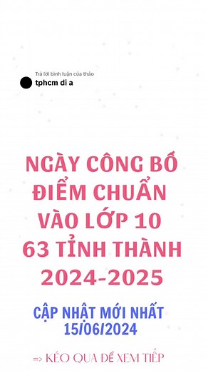 Điểm chuẩn tuyển sinh lớp 10 năm 2024-2025
