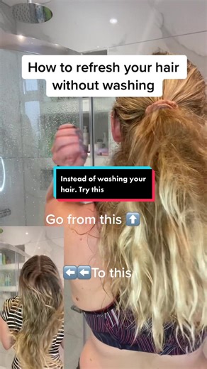 Hair refresh #merwave #hairroutine #hairtransformation #hairtok #mermaid #cgm #curlyhair #hair #washday #naturalhair #longhair #tangled #wavyhair #fyp #foryoupage #foryou #wavy #hairinspo