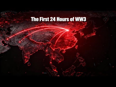 Inside the First 24 Hours of World War III China vs USA Simulation