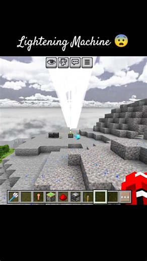 How To Make Lightening Machine In Minecraft 🤯 #minecraft #shorts