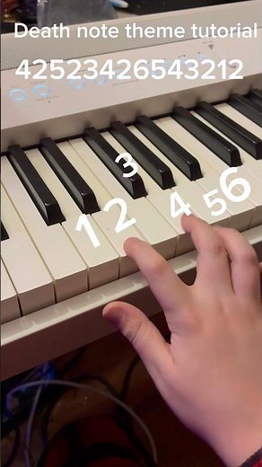 Death note theme tutorial easy