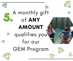 Top 5 Reasons Why You Should Be a Giant Steps G.E.M.! Join the team here-> give.mygiantsteps.org/ #givingeverymonth #autism #supportsensoryneeds | Giant Steps Serving the Autism Community | Facebook