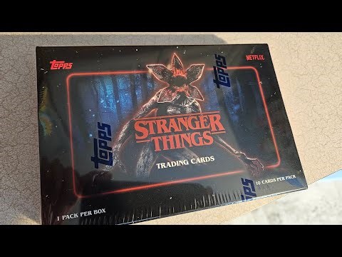 2025 Topps Stranger Things Hobby Box Opening