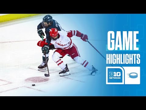 Michigan State at Wisconsin | HIGHLIGHTS | Big Ten Hockey | 01/15/2026