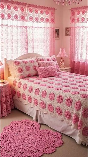 10 Cozy Crochet Bedroom Designs | Colorful Handmade Crochet Room Ideas 🌸✨