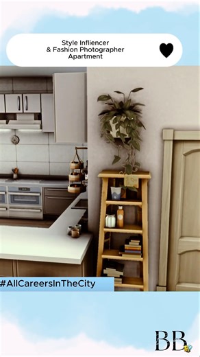 Sims 4: Style Influencer & Fashion Photographer Apartment |No CC| #sims4 #allcareersinthecity