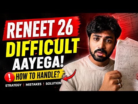 RENEET 2026 Worst Case Strategy😱| I Analysed Every Paper Till Date 🥵