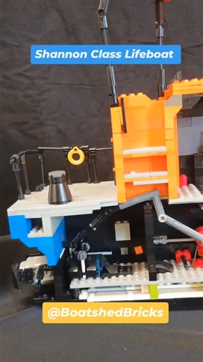 My cut away model of the Shannon Lifeboat at almost a metre long, built from donated Preloved Lego pieces Boatshed bricks relies on donations of preloved bricks to undertake exhibitions that help save lives on our shores. If you’d like to support this effort then...... •Tell your friends •Share one of my posts •Visit a Lifeboat shop •Donate any unused Lego at our RNLI shop in Broughty Ferry(or contact me) •If you are associated with one of Scotland's Lifeboat stations and would like to host the 