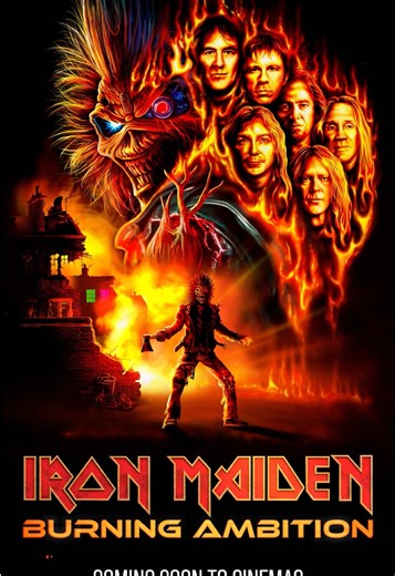 The legend Akirant showing us his process for the Burning Ambition film poster 🔥🎨 Sign up for updates at IronMaidenFilm.com or link in bio! #BurningAmbition #IronMaidenFilm