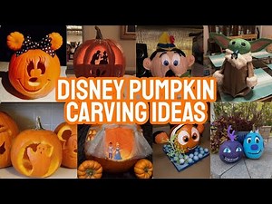 99+ Disney Pumpkin Carving Ideas 2025 | Cute & Creative Halloween Designs