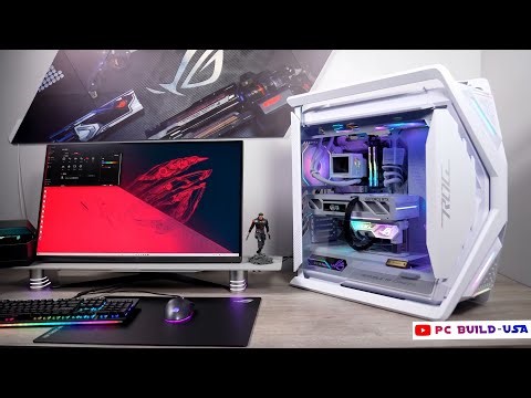 DREAM ROG WHITE GAMING PC Build! | AMD Ryzen9 9950X3D + RTX 5090 D | Hyperion GR701