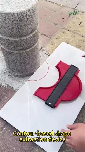 Contour based shape extraction device #automobile #wheelsaw