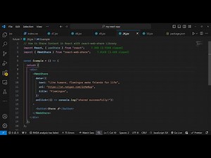 Build a React.js Web Share API to Show Share Dialog in Browser Using react-web-share in JSX