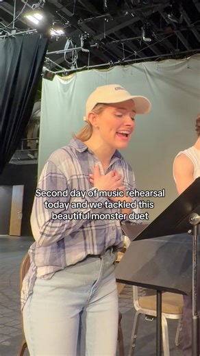 🦇 first run through of “Inside Your Heart” from BAT BOY 🦇 #theatre #batboy #musicaltheatre