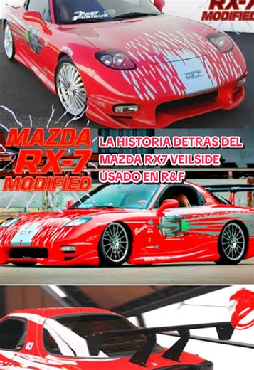 Curiosidades del Mazda RX7 Veilside en Rápido y Furioso