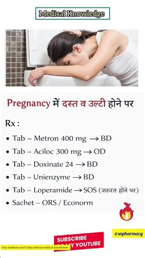Best medicine for vomiting and diarrhea during pregnancy