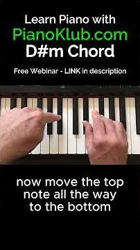 Learn the D#m piano chord quickly