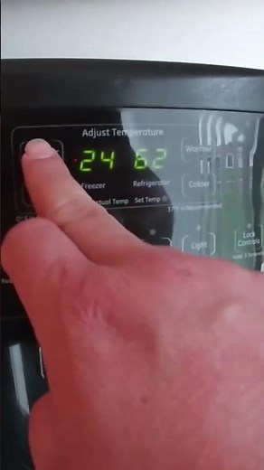 How to Repair GE Fridge Not Working, Freezer Working! #shorts #appliancerepair #refrigeratorrepair