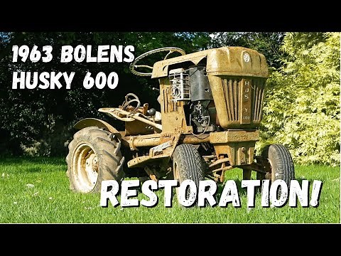 1963 Bolens Husky 600 Lawn Tractor RESTORATION | Part 1 of 6