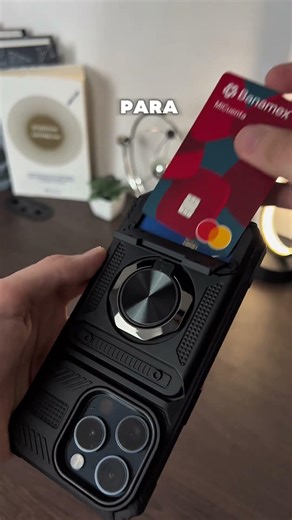 Adiós cartera vieja, hola FUNDA con TARJETERO y SOPORTE magnético para tu iPhone 🔥