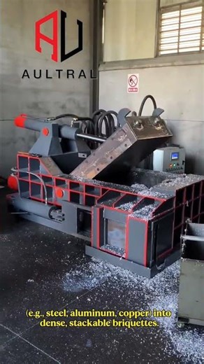 High Efficiency Horizontal Metal Baler Machine for Scrap Recycling